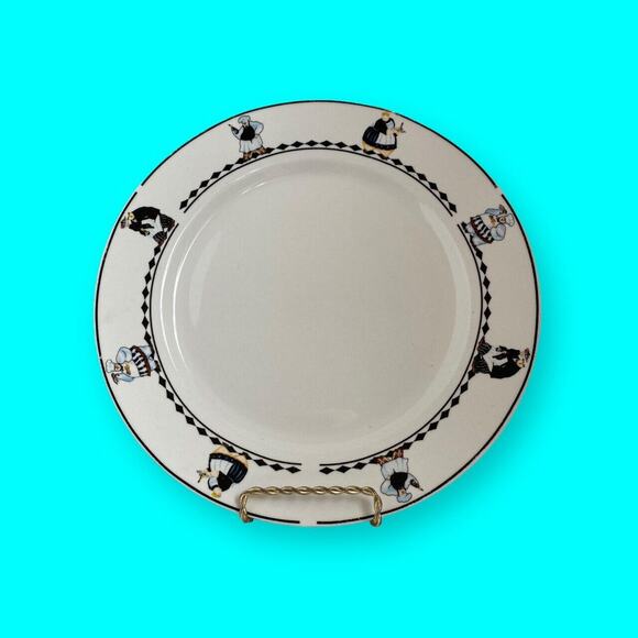 Chefs Pattern Majesticware Oneida Dinner Plates, Table for Two set of 2, 10.75" - Picture 1 of 13